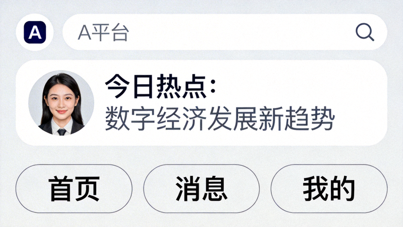 A 平台簡潔直觀的用戶介面設計，強調易用性與流暢體驗